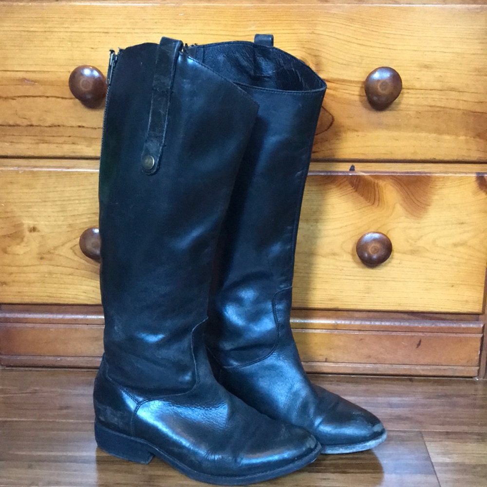 Steven by Steve Madden black boots